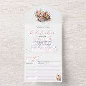 Carte de recette Fête des mariées Boho Macarons Ét (À l'intérieur)