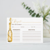 Carte de recette Fête des mariées Brunch et Bubbly (Debout devant)