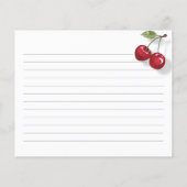 Carte de recette Fête des mariées cerise (Dos)