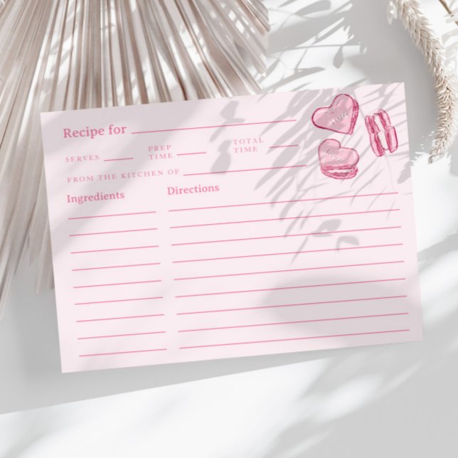 Carte de recette Fête des mariées Coeurs Saint-Val (Créateur téléchargé)