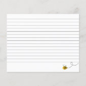 Carte de recette Fête des mariées d'abeille (Dos)