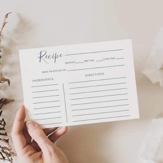 Carte de recette Fête des mariées de fleurs de for