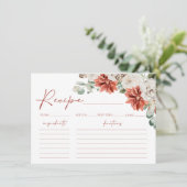 Carte de recette Fête des mariées de Noël d'hiver  (Debout devant)