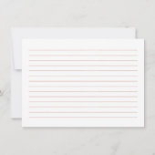 Carte de recette Fête des mariées de Noël d'hiver  (Dos)