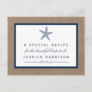 Carte de recette Fête des mariées de plage de Star