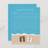 Carte de recette Fête des mariées de retours (Devant / Derrière)