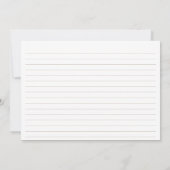 Carte de recette Fête des mariées du panier d'auto (Dos)