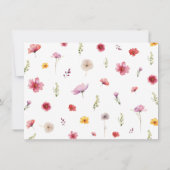 Carte de recette Fête des mariées fleur sauvage (Dos)