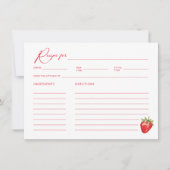 Carte de recette Fête des mariées fraise (Devant)