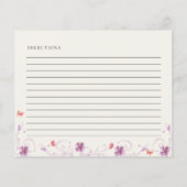 Carte de recette Fête des mariées papillon de prin (Dos)