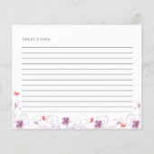 Carte de recette Fête des mariées papillon de prin (Dos)