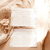 Carte de recette Fête des mariées Pearls & Prosecc