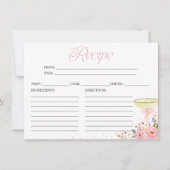 Carte de recette Fête des mariées Pétales Et Procu (Devant)