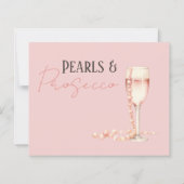 Carte de recette Fête des mariées rose Pearls & Pr (Dos)
