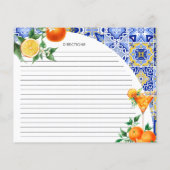 Carte de recette Fête des mariées Spritz Méditerra (Dos)