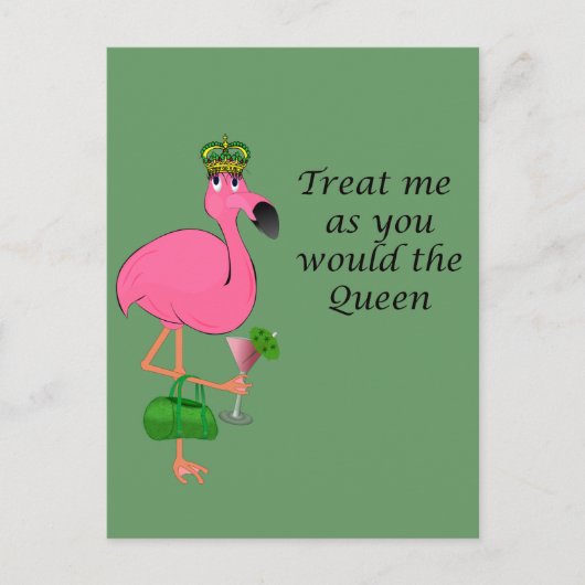 Carte de recette Flamant rose (Devant)