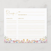 Carte de recette Fleur sauvage Jardin de la nuptia (Devant)