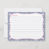 Carte de recette florale lumineuse aux agrumes méd (Dos)