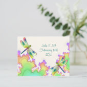 Carte de recette fractale de libellule (Debout devant)