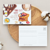 Carte de recette française de pain grillé