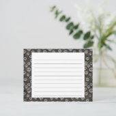 Carte de recette Halloween Skulls éffrayant (Debout devant)