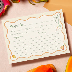 Carte de recette Hors Fête des mariées du marché