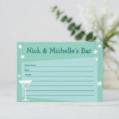 Carte de recette inspirée rétro (Debout devant)