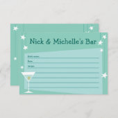 Carte de recette inspirée rétro (Devant / Derrière)