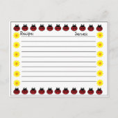 Carte de recette Ladybug (Devant)