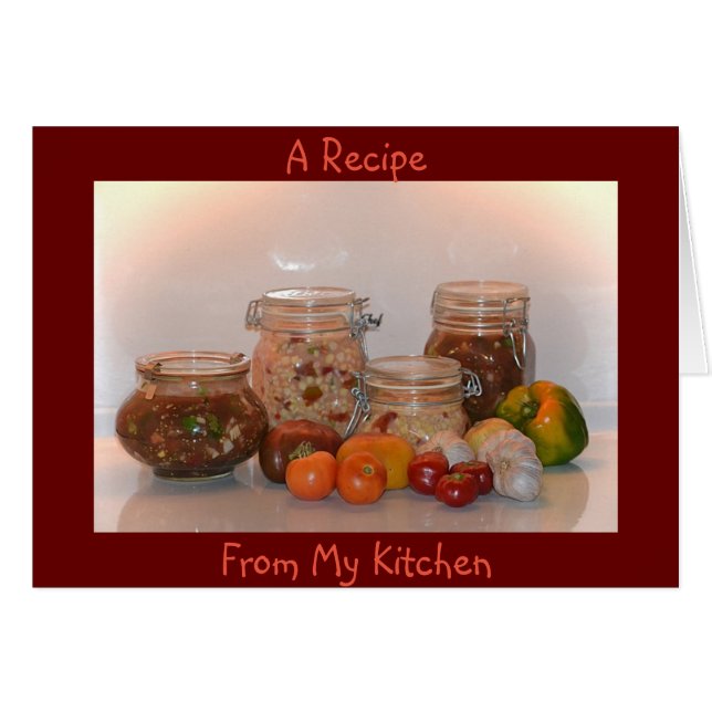Carte de recette Légume fermentée (Devant Horizontal)
