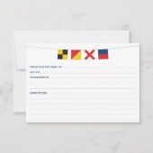 Carte de recette LOVE Nautical Flags 3 (Devant)