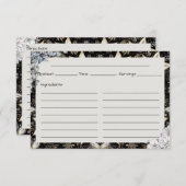 Carte de recette Majesté de minuit (Devant / Derrière)