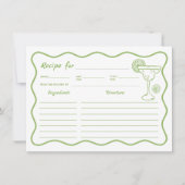 Carte de recette Margs and matrimony bridal shower (Devant)
