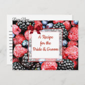 Carte de recette Mariage aux baies sucrées (Devant / Derrière)