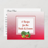 Carte de recette Mariage de fruits rouges (Devant / Derrière)