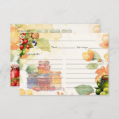 Carte de recette Marmalade (Devant / Derrière)