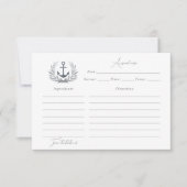 Carte de recette nautique (Devant)