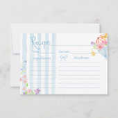 Carte de recette nuptiale fraîche hors du marché C (Devant)