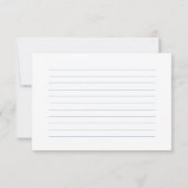 Carte de recette nuptiale fraîche hors du marché C (Dos)