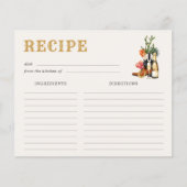 Carte de recette occidentale (Devant)