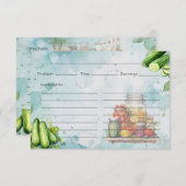 Carte de recette Pickle Jar (Devant / Derrière)