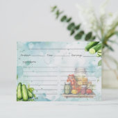 Carte de recette Pickle Jar (Debout devant)