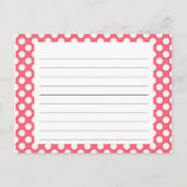 Carte de recette Pink Poka point (Devant)