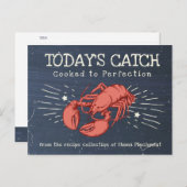 Carte de recette pour gardien de la cuisine de sal (Devant / Derrière)