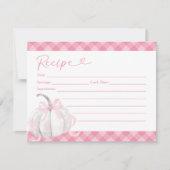 Carte de recette Premier anniversaire du Citrouill (Devant)