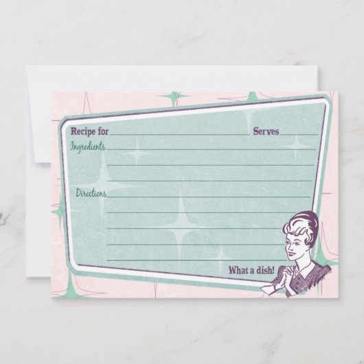 Carte de recette Retro Beehive Hairdo (Devant)