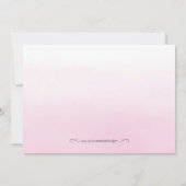 Carte de recette rose et or (Dos)