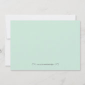 Carte de recette rose florale (Dos)