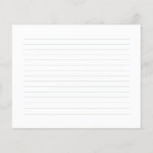 Carte de recette Sage Bow Crest Monogram (Dos)