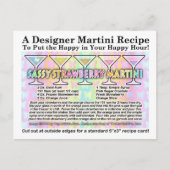 Carte de recette Sassy Strawberry Spring Martini R (Devant)